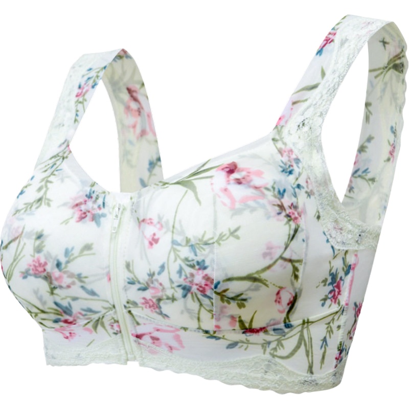 俞兆林女大码无钢圈内衣全罩杯大胸显小文胸薄款防下垂收副乳缩胸文胸女