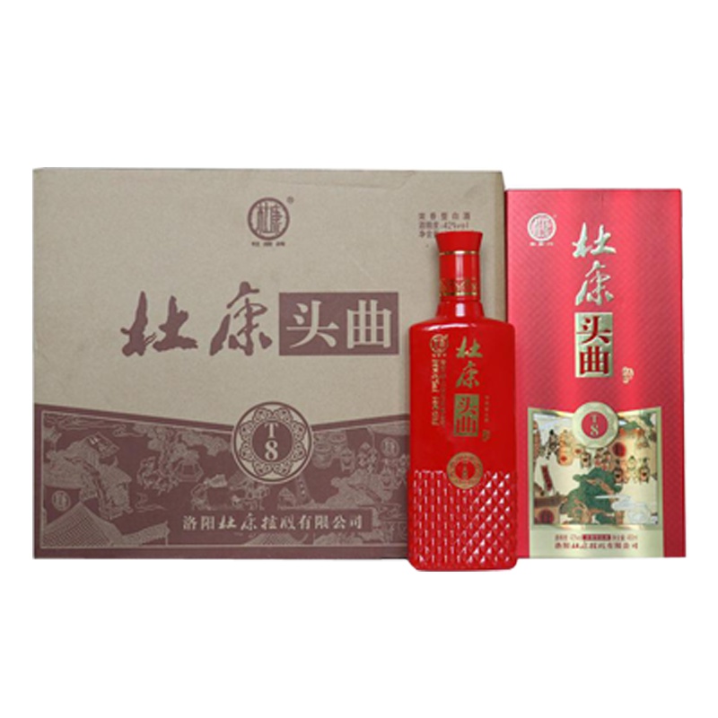 杜康头曲T8 42度 浓香型白酒 460ml 单瓶装