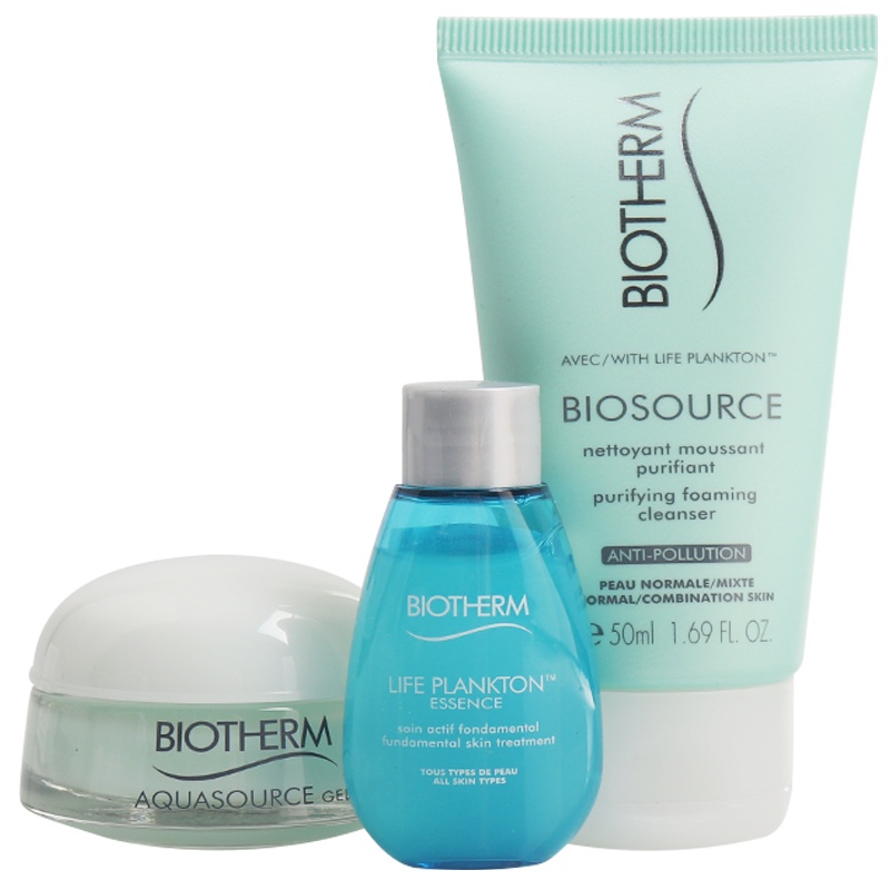 碧欧泉(BIOTHERM)奇迹水润3件套（碧欧泉润透洁面乳50ml+护肤精华露14ml+润透水分露15ml）