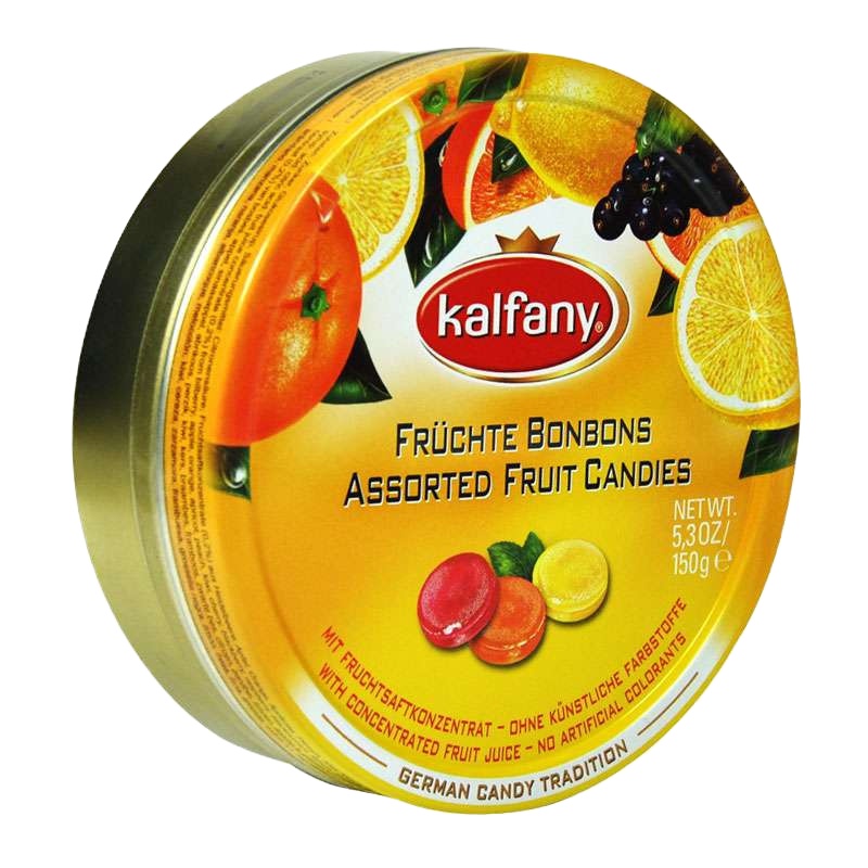 卡芬妮 什锦水果口味糖 150g/盒