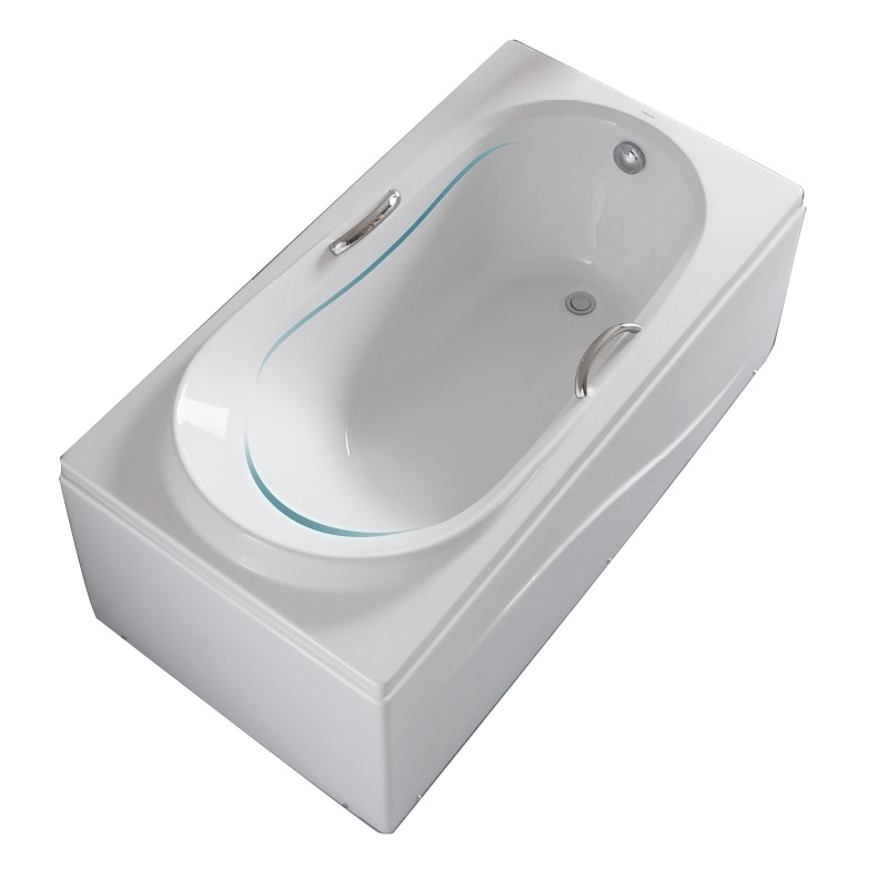 法恩莎卫浴 浴室浴缸 亚克力家用成人洗浴池 光滑易洁持久保温1.5/1.6/1.7米FK801
