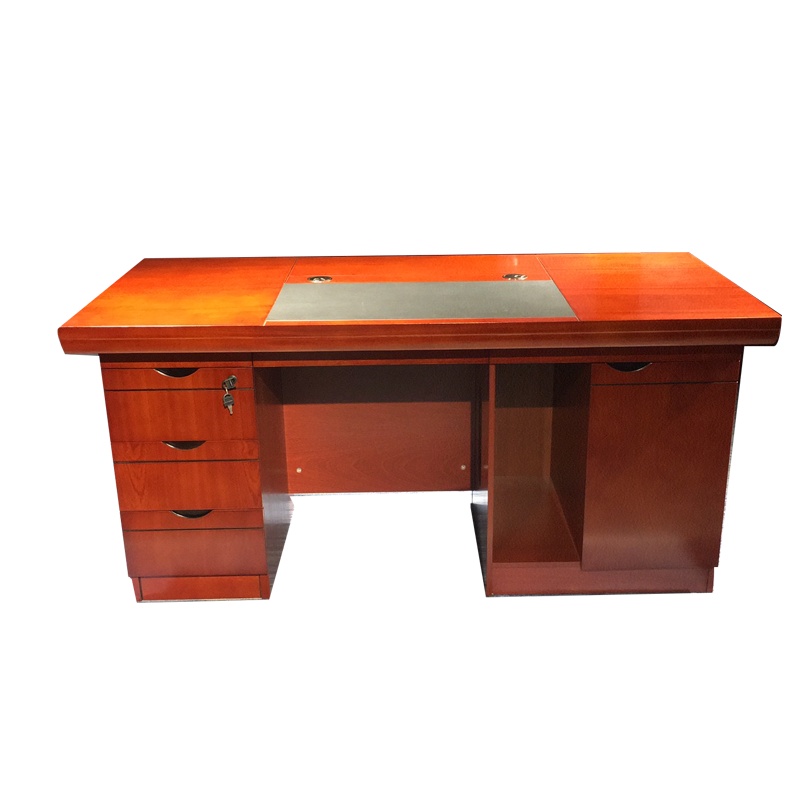 榭邦xb-1451-抽板皮板职员台办公家具现代中式电脑桌班桌员工办公台工作台员工桌单人职员办公桌