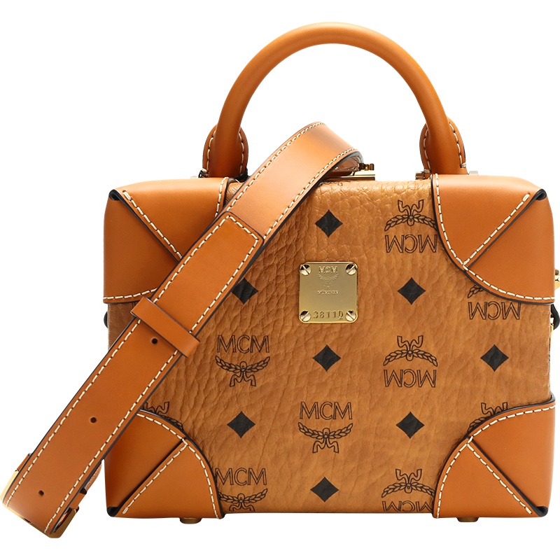 MCM 女士PVC手提包单肩斜挎包 MWR8ABF12