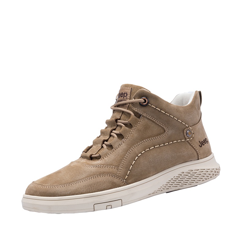 Jeep男鞋吉普户外运动休闲鞋透气耐磨时尚复古板鞋