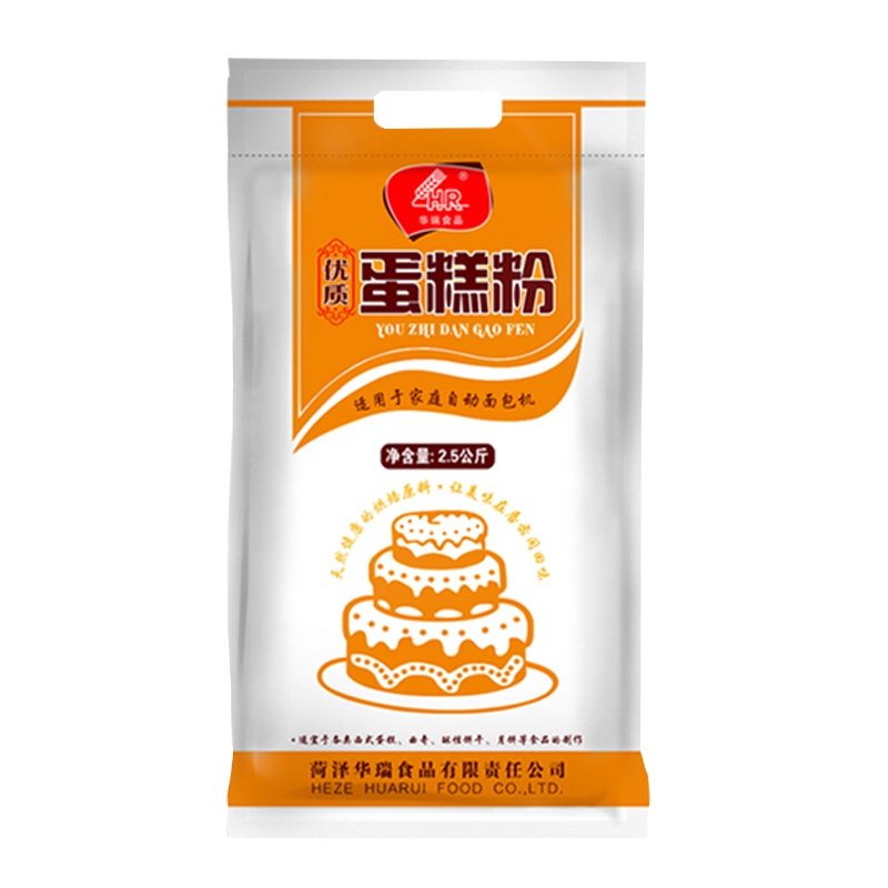 【中华特色】菏泽馆 华瑞蛋糕粉 (净含量)2.5kg低筋面粉蛋糕点心 烘焙原料 华东