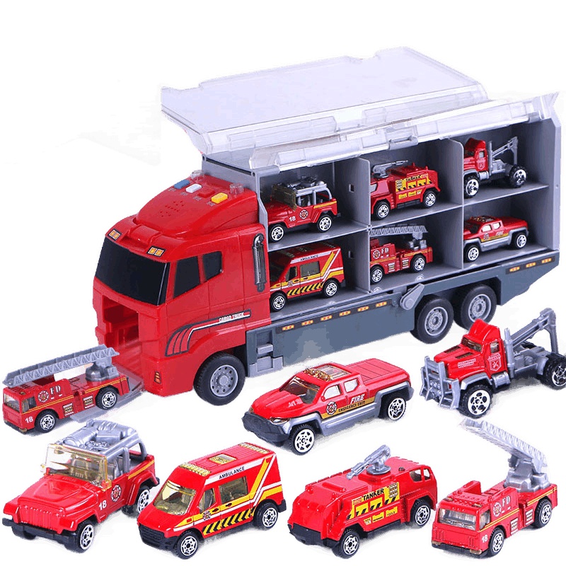 儿童警察早教音乐货柜车警事装备111