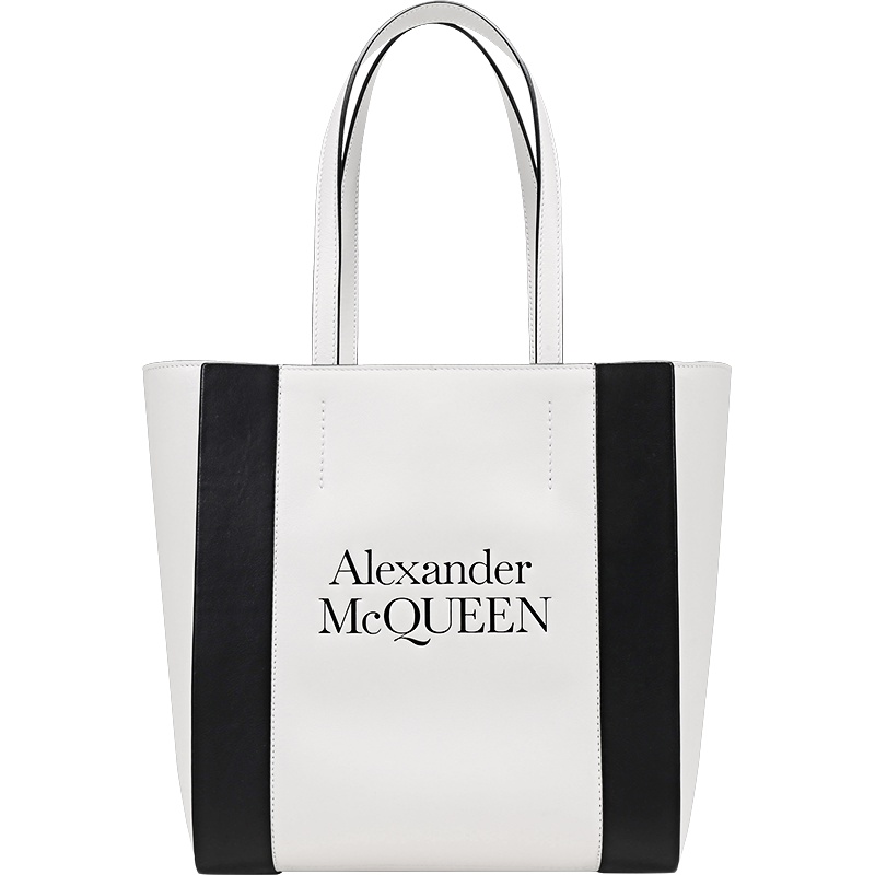 ALEXANDER MCQUEEN 亚历山大·麦昆 女士皮革手提单肩包托特包 653657 1X3G1
