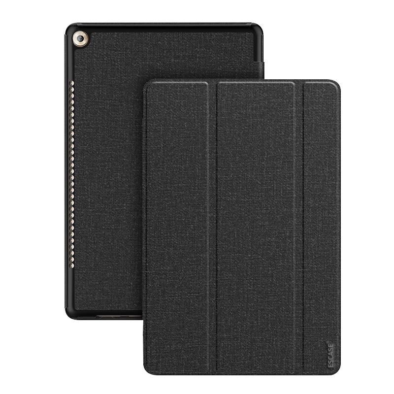 ESCASE 华为M5 平板保护套 10.8英寸自带磁吸休眠功能 支架皮套防摔 保护壳全包 ES-NB18+ 混纺布艺
