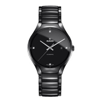雷达(RADO)瑞士手表真系列时尚休闲简约商务自动机械男士手表R27056722