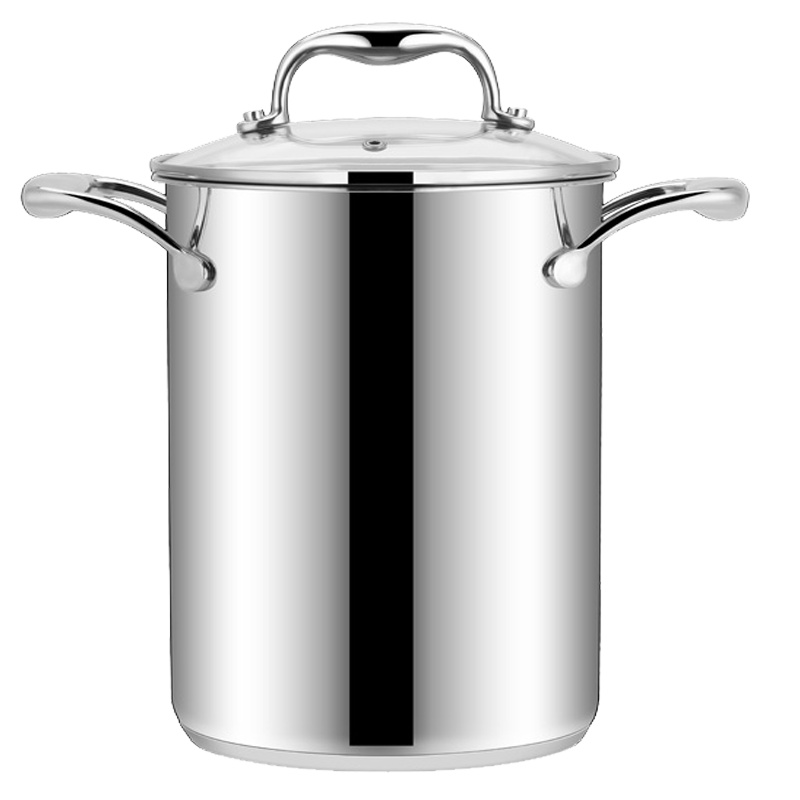 汤锅芦笋锅高深汤锅不锈钢锅 锅家用不锈钢深汤锅炖汤锅家用厨具