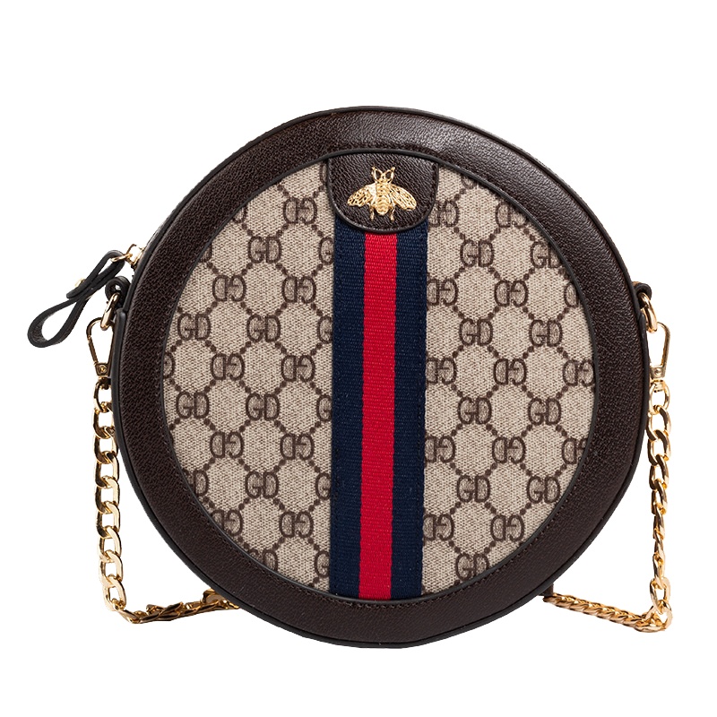 ITSK女包2020新款时尚小蜜蜂圆形斜挎包潮流手机包气质百搭链条小CK单肩包