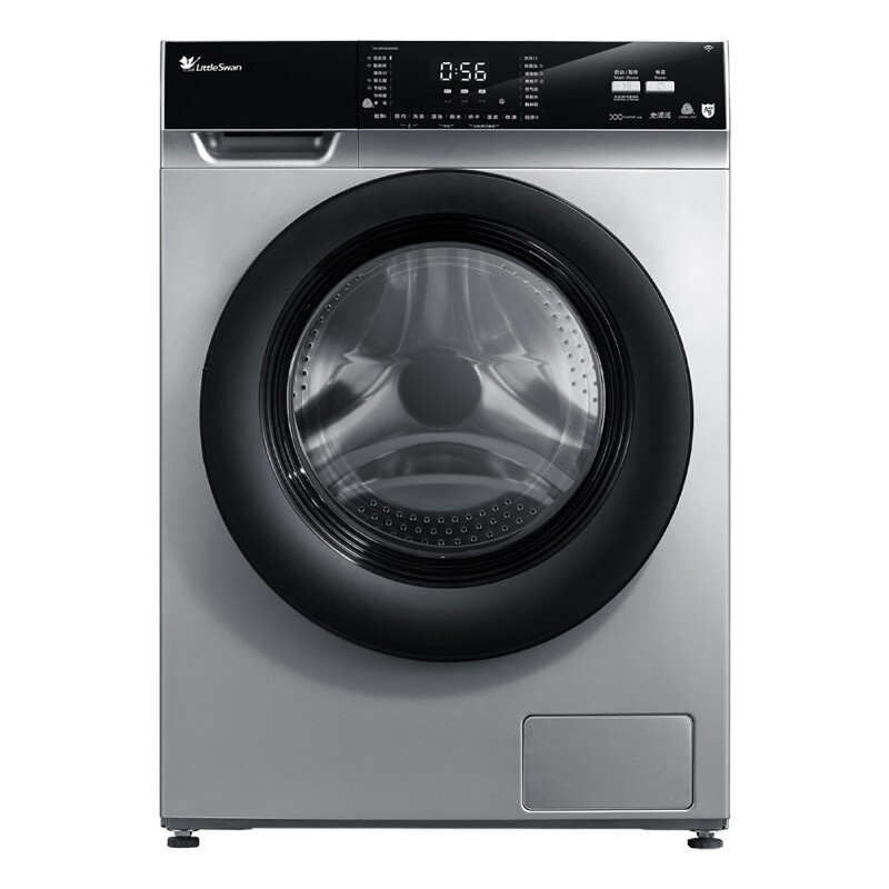 小天鹅(LittleSwan)10公斤洗烘一体滚筒洗衣机全自动 纳米银离子高温除菌 TD100V62WADS5