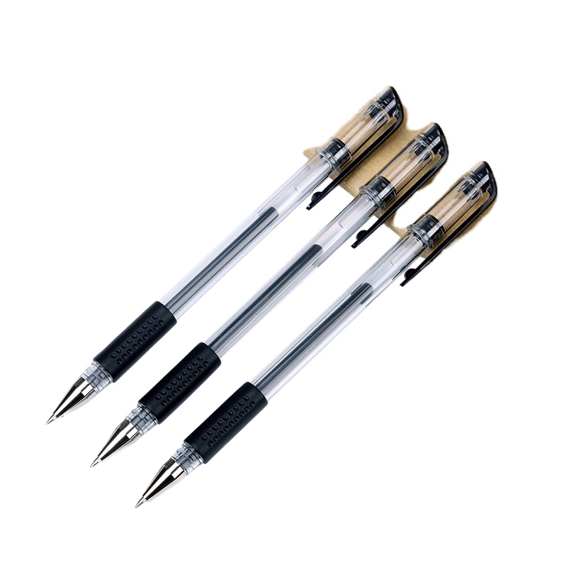 得力(deli)33399黑色签字笔 12支1盒