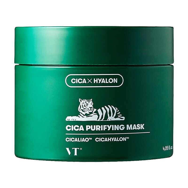 韩国vt老虎清洁面膜泥膜涂抹式净透毛孔补水保湿舒缓