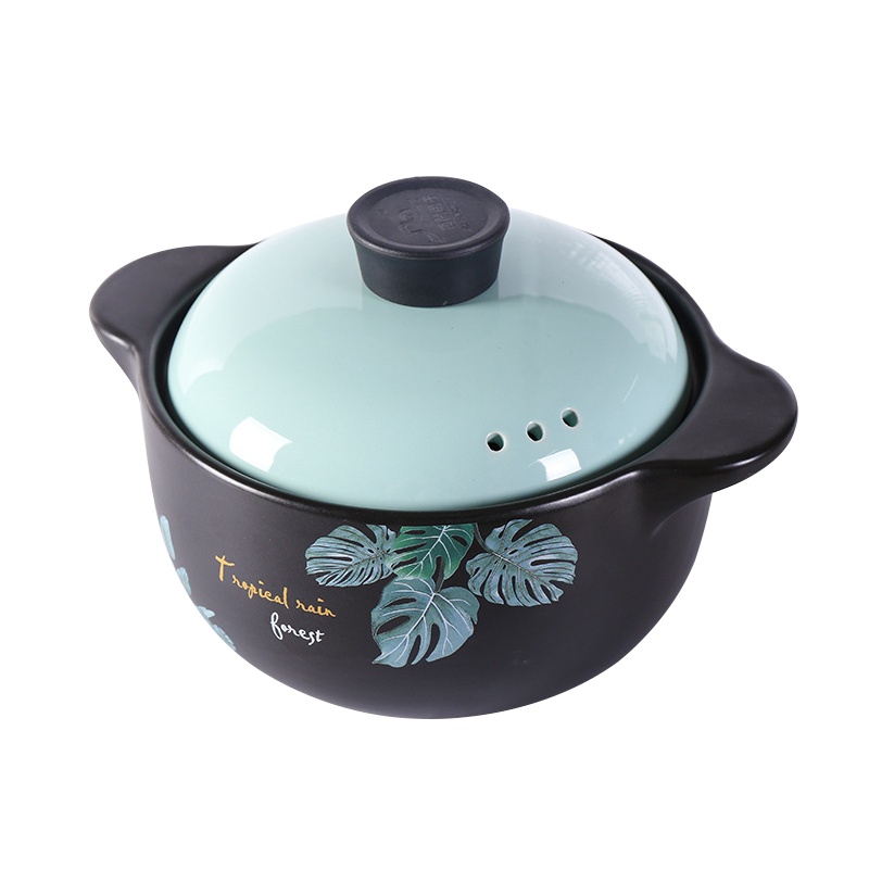 苏宁极物 3L陶瓷中式套装 DX1301 养生砂锅韩式沙锅陶瓷煲(套)