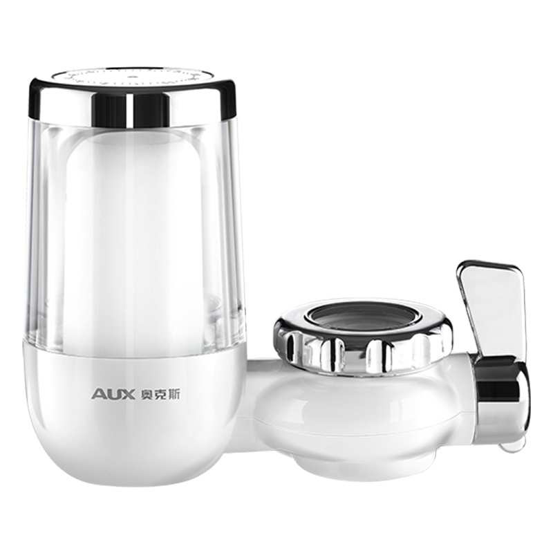 奥克斯T1家用净水器前置水龙头台式净水机厨房浴室洗手盆自来水过滤器可视化可清洗滤芯一机6芯