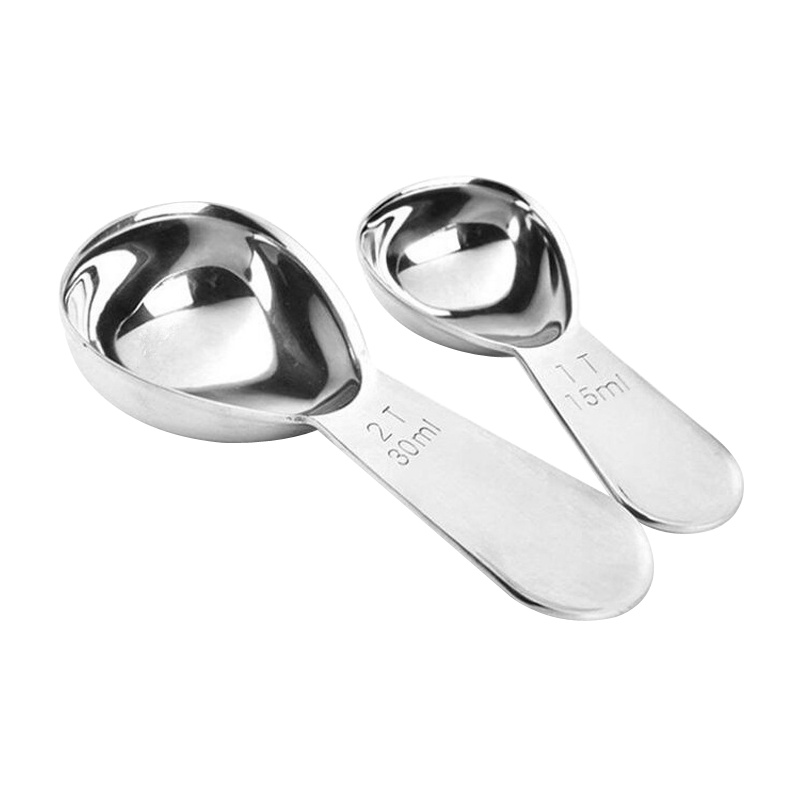 304不锈钢咖啡量勺装烘焙工具厨房烘培量匙家用咖啡奶粉称量勺