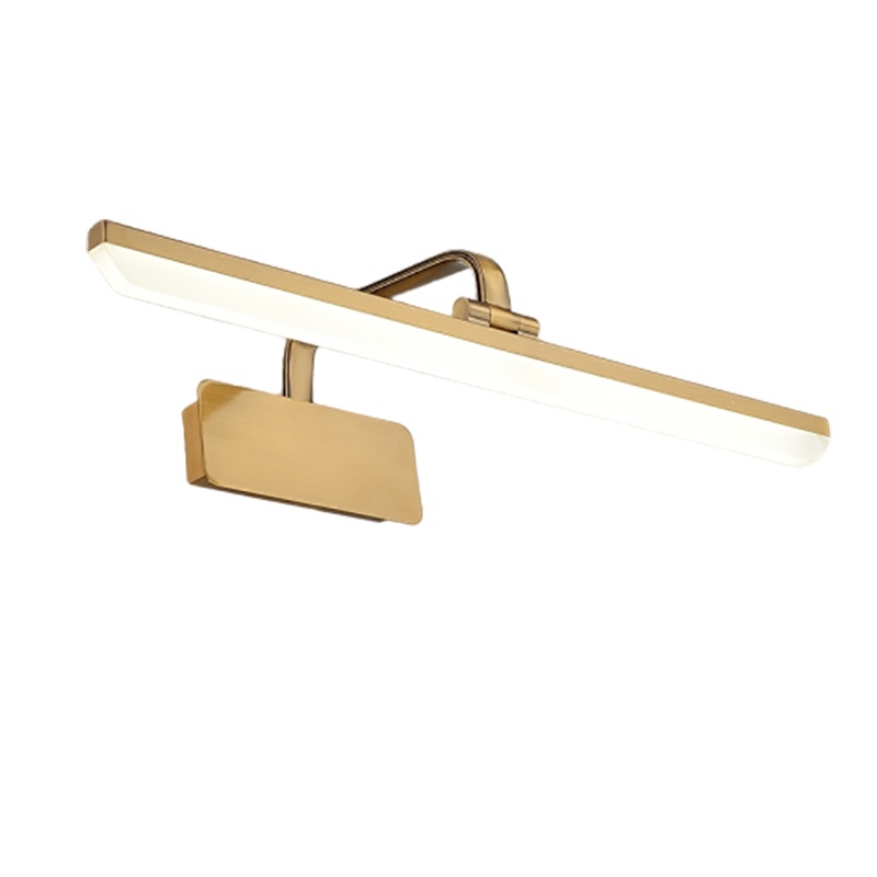 美式镜前灯免打孔欧式镜灯浴室卫生间镜柜壁灯防水化妆灯具