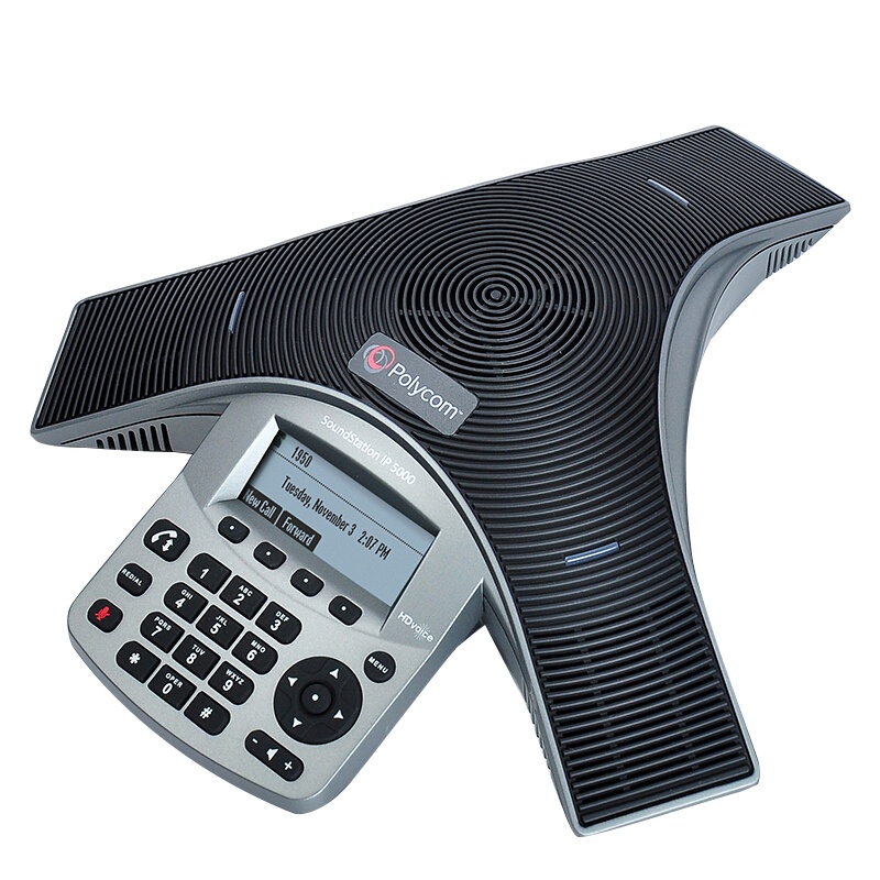 宝利通(POLYCOM) IP5000会议电话机 音频会议系一体机 全向麦克风/八爪鱼会议电话 中小型会议室支持POE