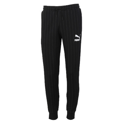彪马 Puma 新款男子抽绳收口休闲长裤PINSTRIPE Track Pants 53017801