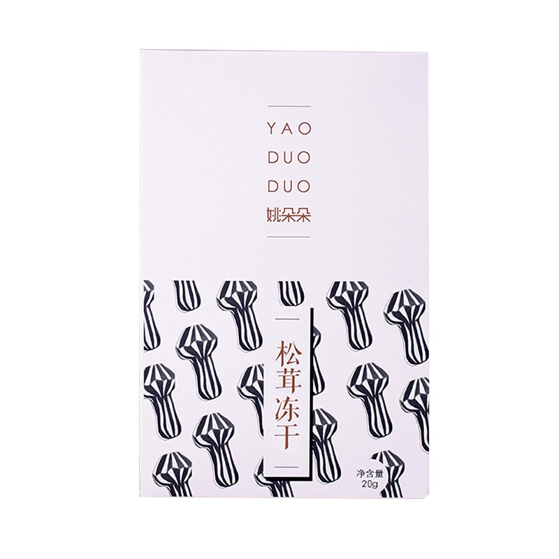 姚朵朵 5-7cm冻干松茸片 切片松茸干货口感爽滑云南野生菌菇20g