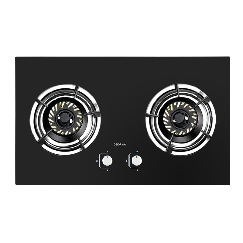 德兆HC21B1猛火燃气灶双灶台式燃气灶嵌入式双灶家用单灶 液化气