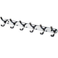 莱尔诗丹(Larsd)六排衣钩 单钩挂钩 衣帽钩 挂衣架 挂衣钩 8016