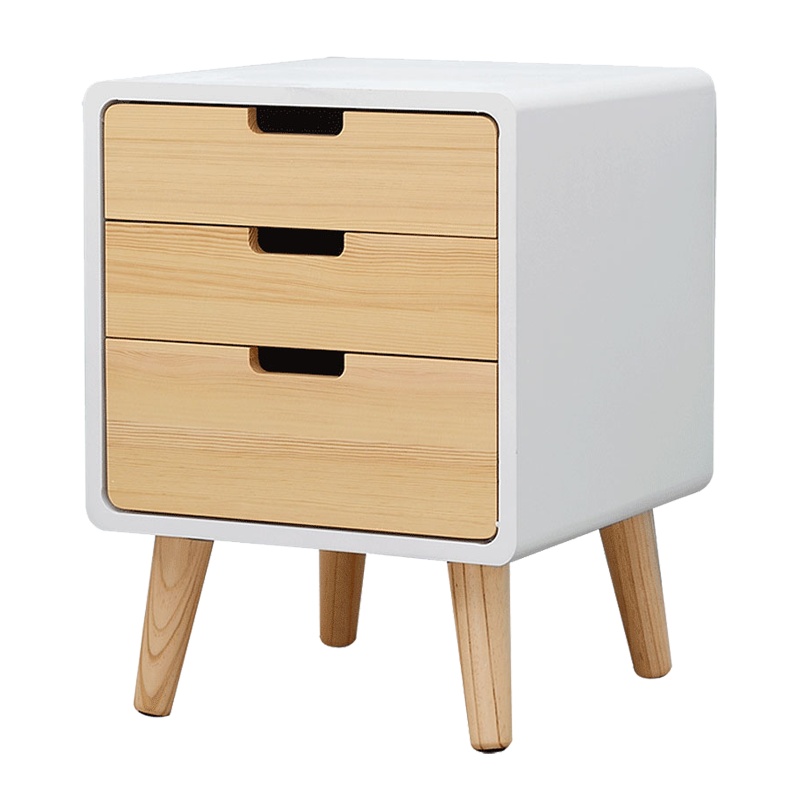 北欧床头柜简约现代床边小柜子卧室实木床头收纳柜迷你小型储物柜