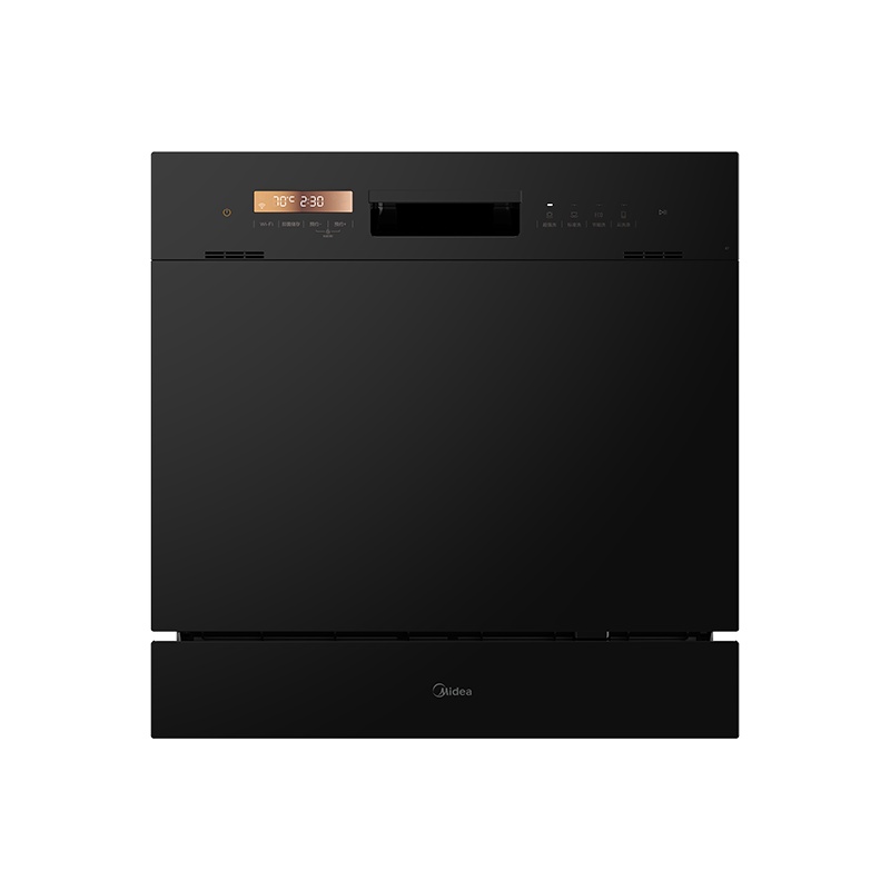 美的洗碗机家用全自动台嵌入式热烘干二星消毒10套智能家电刷碗一体E7