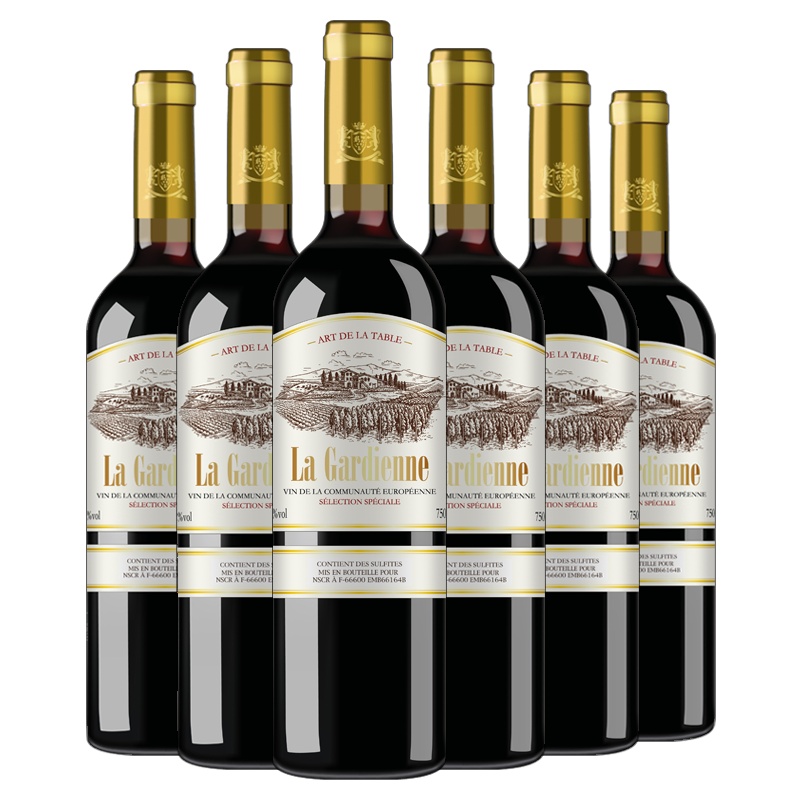 [中粮名庄荟]法国朗诺干红葡萄酒750ml*6 (整箱装)原瓶进口红酒