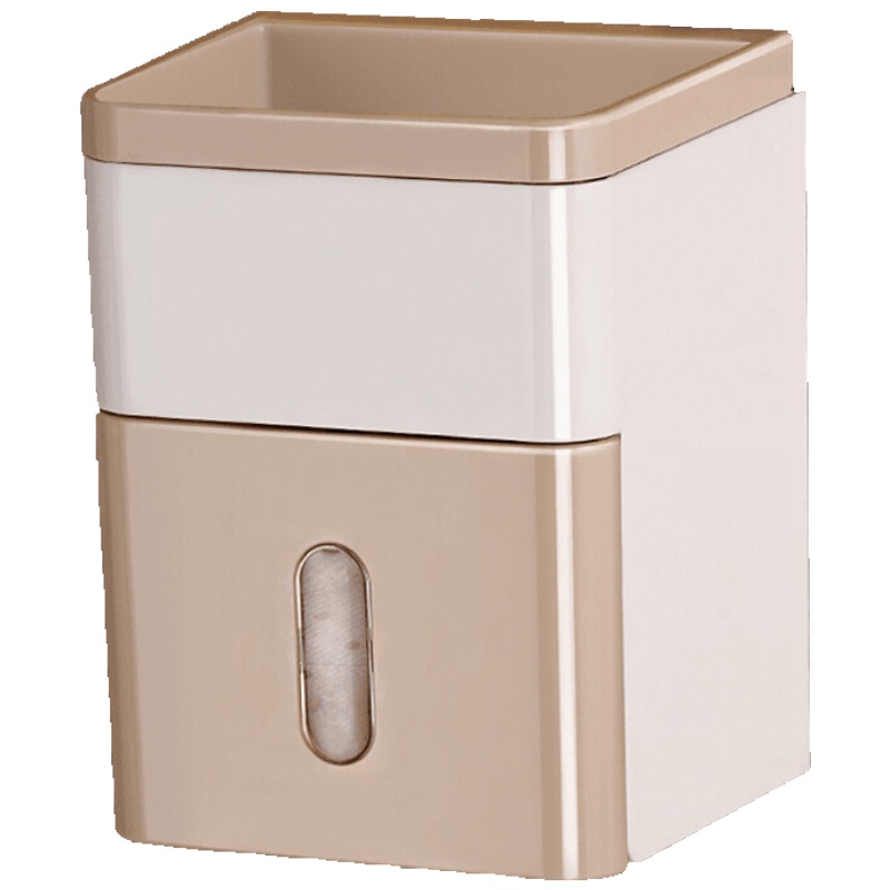 品牌直营> 卫生间纸巾盒浴室免打孔纸巾架多功能厕所卫生纸盒防水吸盘厕纸架安心抵