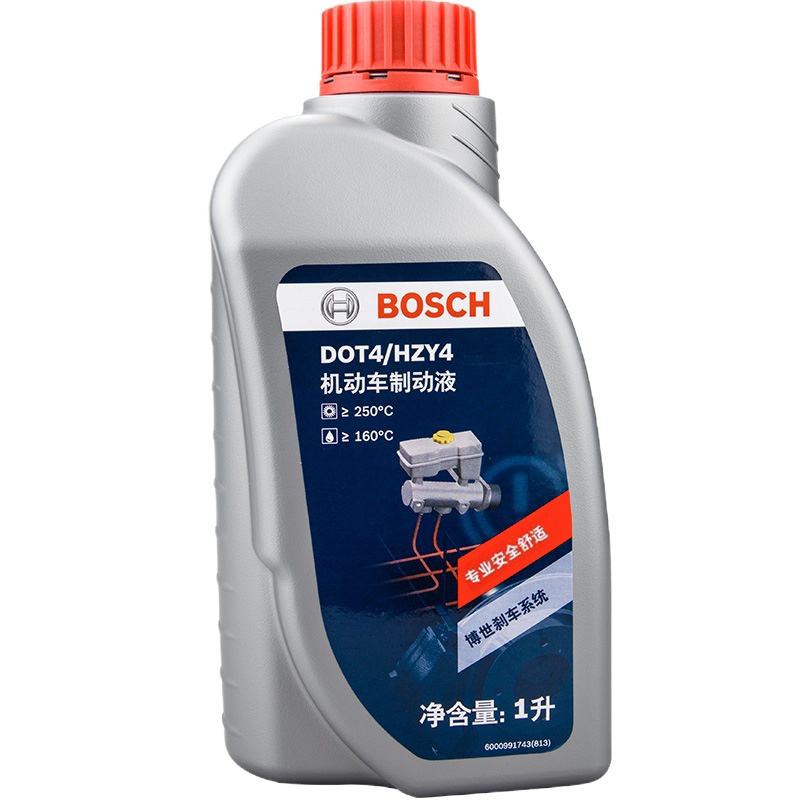 DOT4 刹车油/制动液/离合器油1L 通用型(干沸点250℃/湿沸点160℃) 单瓶装
