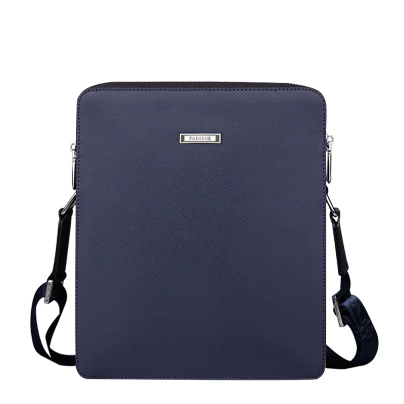 【顺丰配送】padieoepadieoe单肩包男士包包斜挎包男潮包青年牛皮包商务休闲男包韩版
