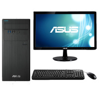 华硕(ASUS)商用台式电脑S340 23.8英寸(I5-9400 8G 512G)