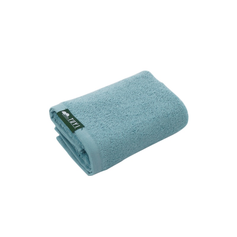 祝源酒店宾馆美容会所用21支双股全棉毛圈 小方巾面巾 定做 50g