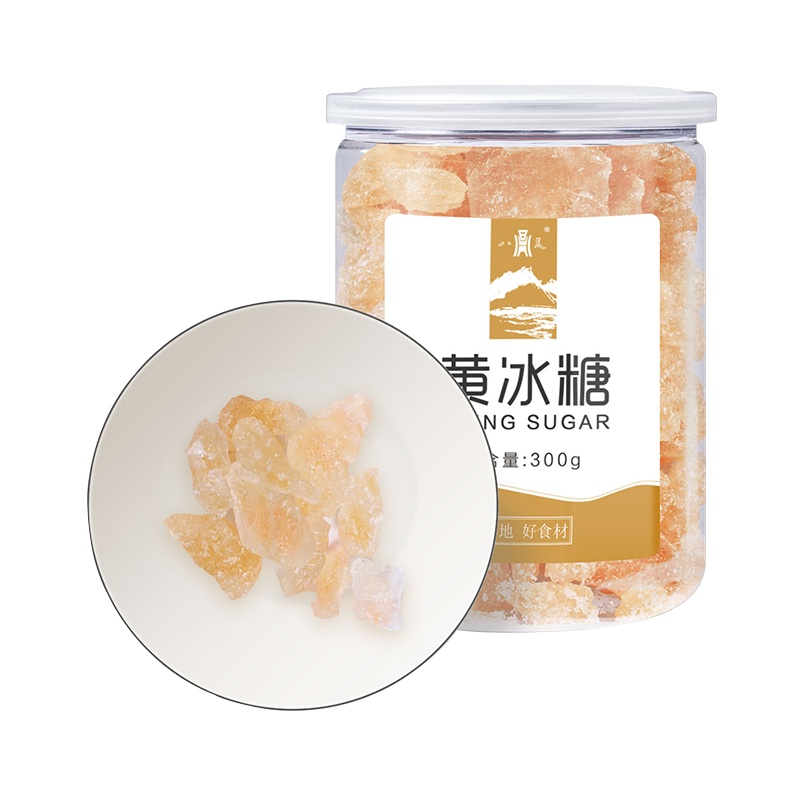 八荒 冰糖 调味烘焙 冲饮调味 黄冰糖300g