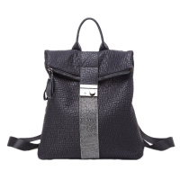 菱格三宅世家(MVO MVO LGSZSJ)女包2020新款欧美复古软面镶钻双肩包女式背包个性锁扣旅行包