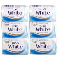 宜可(EKO)天然植物花王沐浴护肤香皂优雅白男女通用 规格140g/块 72块/箱