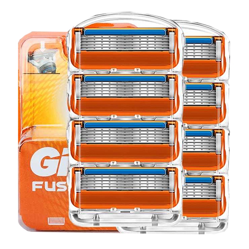 吉列(GILLETTE) FUSION锋隐5 手动剃须刀 8刀头替换装