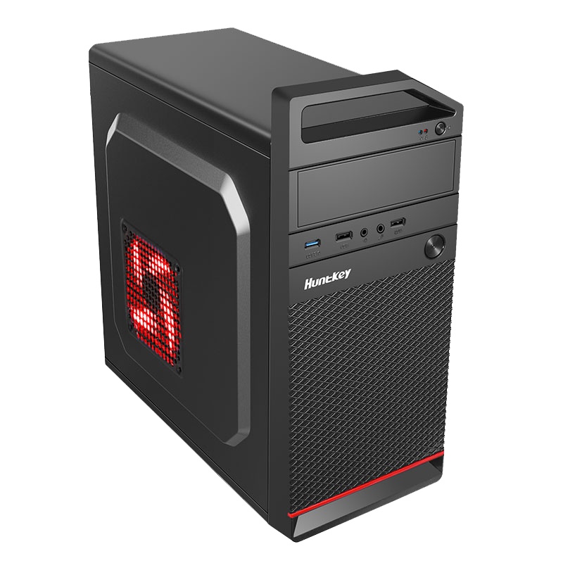 航嘉 BU401 402机箱 手提式商务游戏台式电脑主机箱支持MATX 中机箱