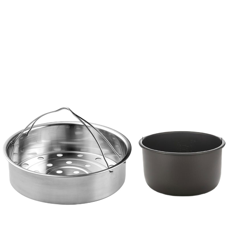 高压锅内蒸篮304电饭锅蒸格不锈钢蒸架蒸屉球釜4l5l配 FENGHOU 大号[适合4L/5L电饭锅](发货时间待定)