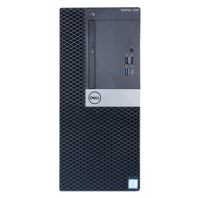 戴尔 Optiplex 7070MT 23寸显示器 i7-9700 8G 1T+128G RX550 双屏 定制