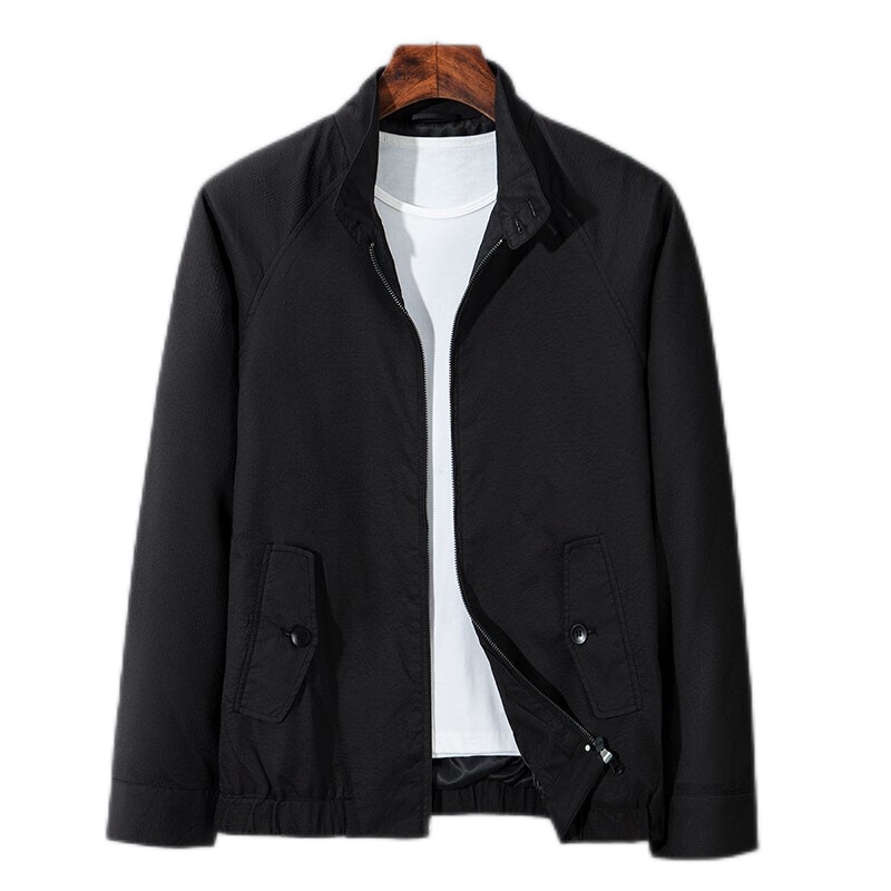 FIRS杉杉男士休闲夹克 春季新款商务立领纯色简约外套