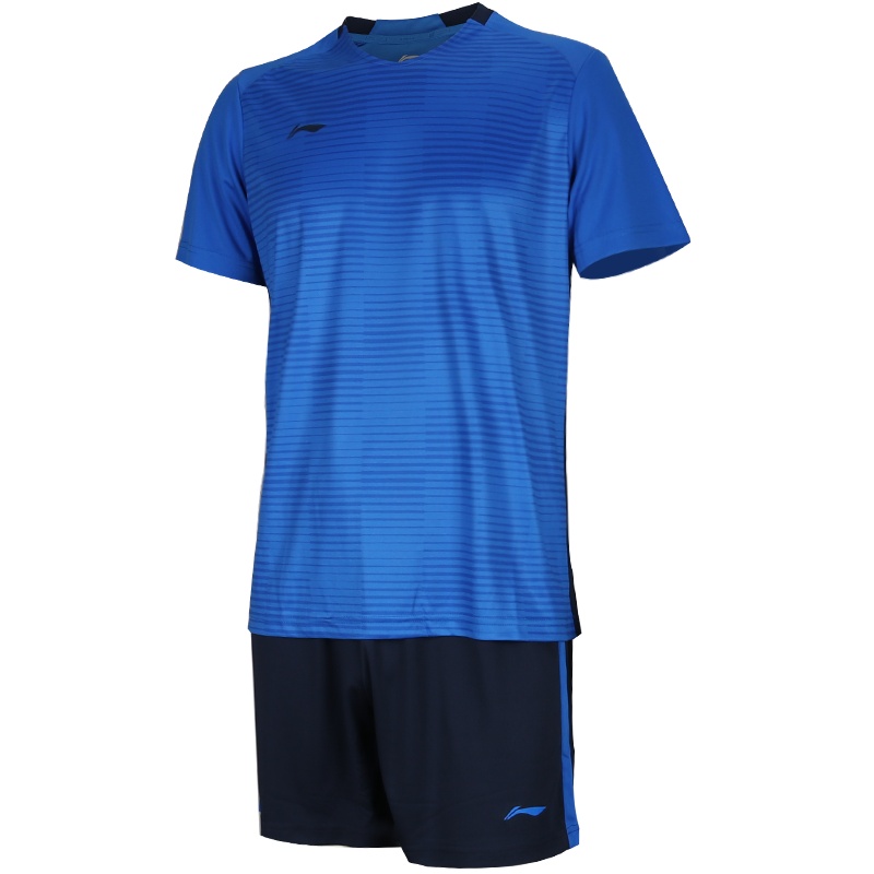 李宁比赛套装运动服男士足球套装足球训练服