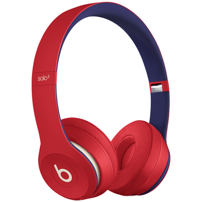 Beats Solo3 Wireless 头戴式无线蓝牙耳机音乐耳机 学院红