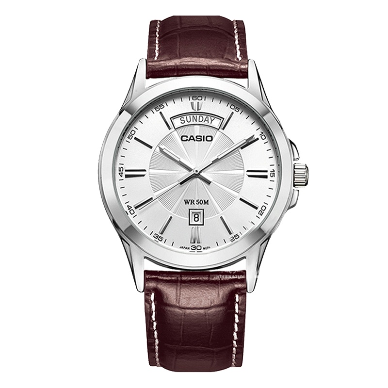 CASIO卡西欧 石英表 男 指针系列日韩品牌休闲男士表MTP-1381L-7A