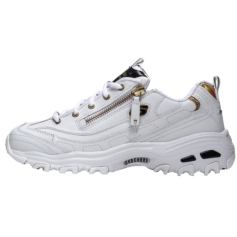 斯凯奇 Skechers D'LITES系列 熊猫鞋 女子休闲鞋 88888233-WGD