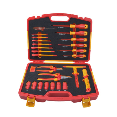 力易得 25件VDE绝缘工具组套维修组套手动工具组套E1182