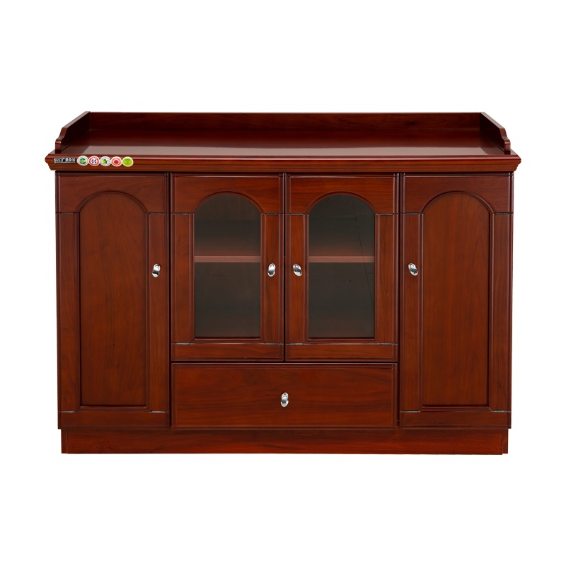 科朔 文件柜茶水柜四门柜资料柜木质办公室茶水柜KS-C0112