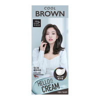 miseenscène美妆仙hello cream新款啫喱植物染发剂 5CB 冷棕色 流行色